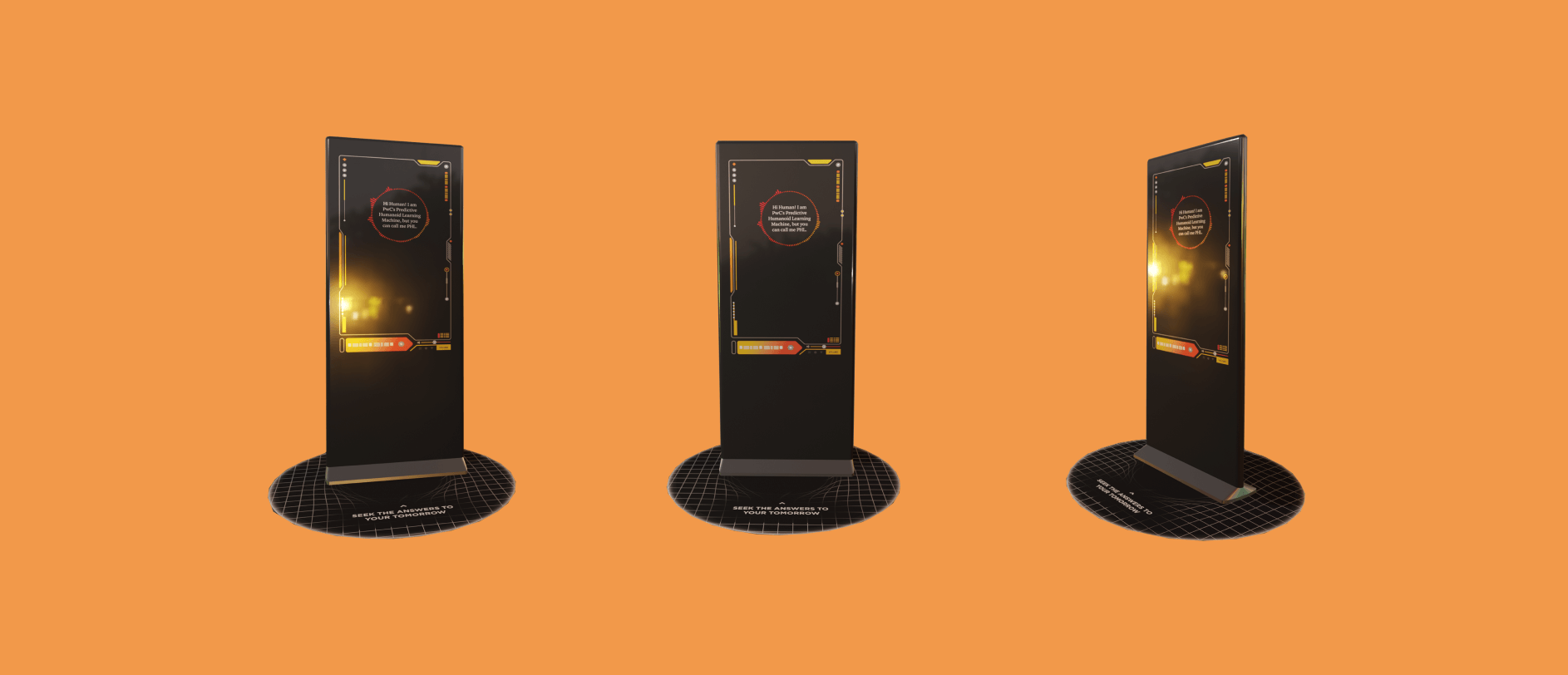 Digital Monolith Mockup Concepts